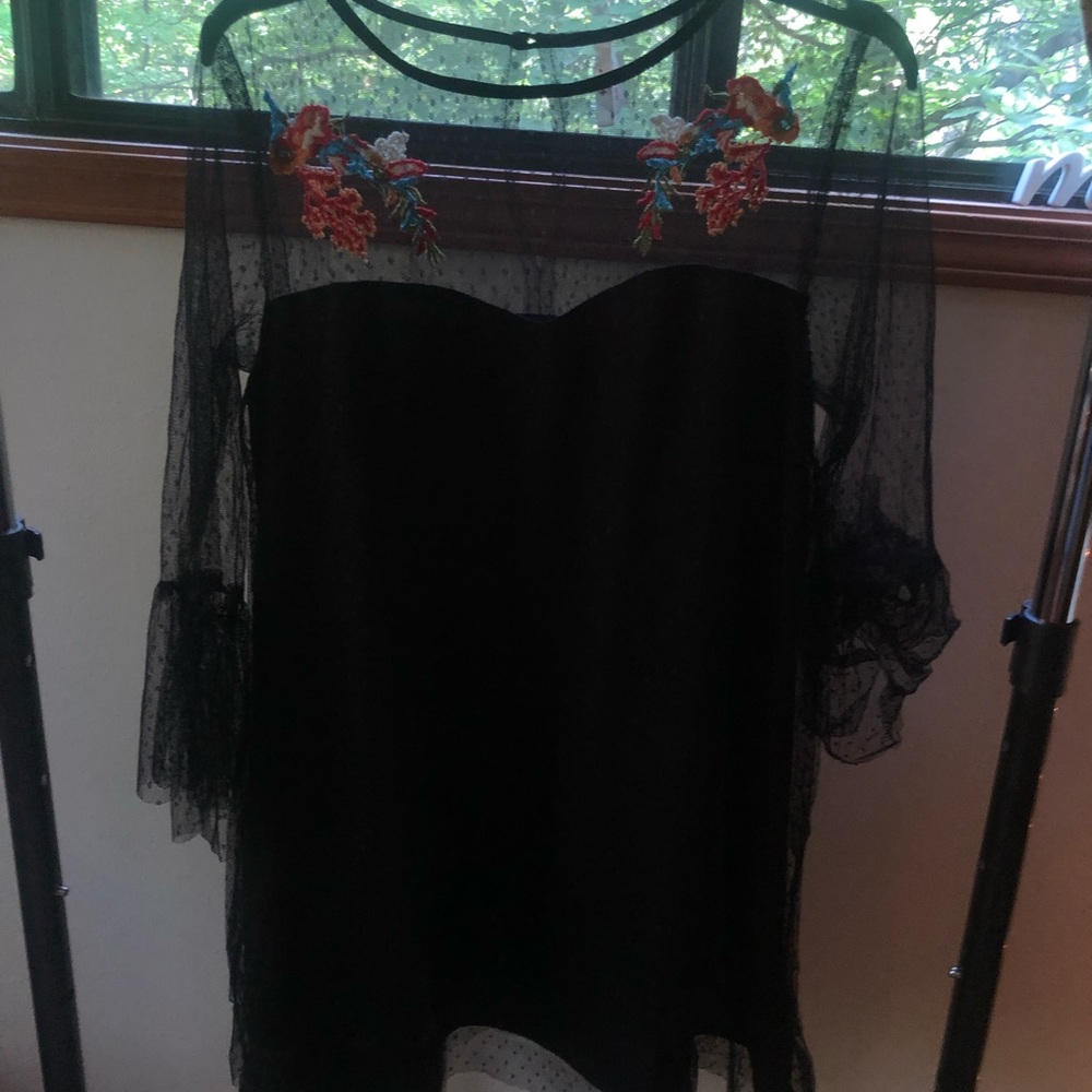 Embroidered Lace Dress